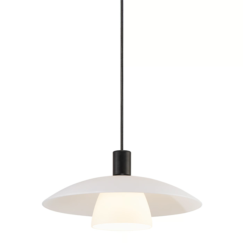 Verona 40 - Hanglamp - Opaal Wit - E27