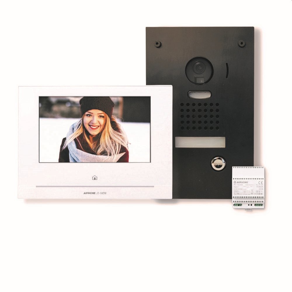 Videokit, 7" wifi monitor & zwarte inbouw