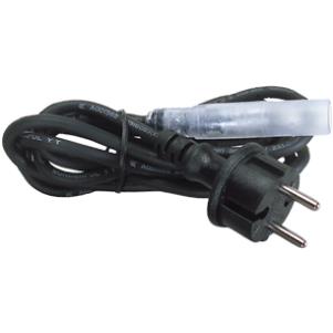 [ELI-60129] Voedingskabel - Terminal + Krimpbuis - Voor lichtslang 60.120 tot 60.128 (lamp) - IP44 - 1,5m