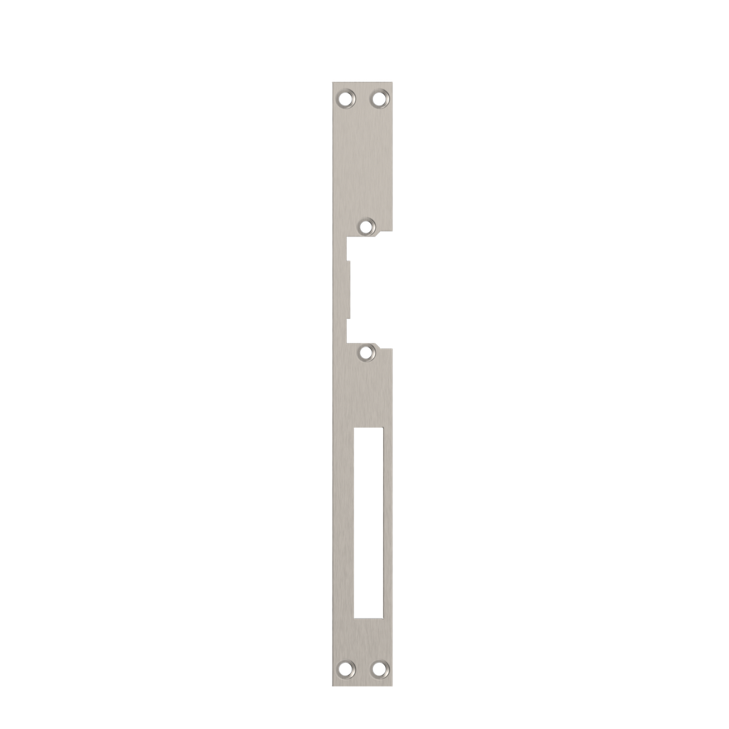 [VDE-OCFP004] Voorplaat lang (L03) inox (250x25mm) standaard serie 2 en 3