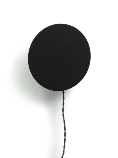 [SER-B7219011] WALL LAMP BLACK SCUDO