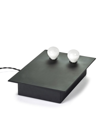 [SER-B7219302] WALL-TABLE LAMP NR.01-2 BULB BLACK