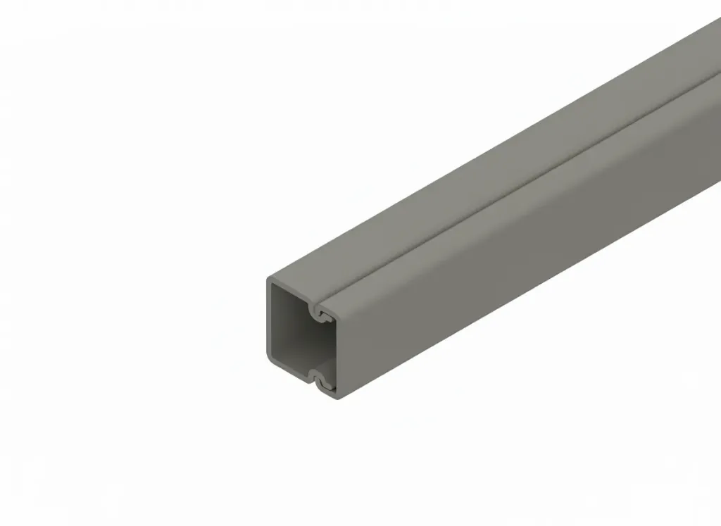 [KHN-HKL1515.1] Wandkanaal, PVC, RAL 7030. 15x15mm, L=2m