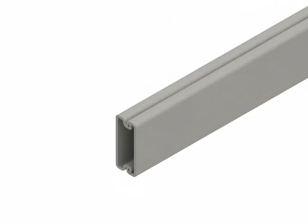 [KHN-HKL1022.1] Wandkanaal, PVC, RAL 7030. 9,5x21,5mm, L=2m