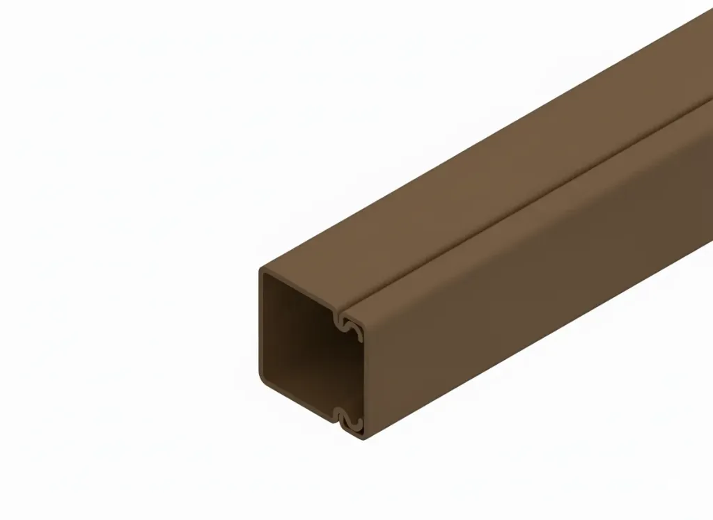 [KHN-HKL3030.5] Wandkanaal, PVC, RAL 8014. 32x30mm, L=2m