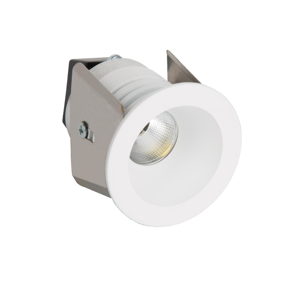[PSM-ZIALEDM.S2.1M.WW] ZIA LED M inbouw plafond- en wandlicht - rond - vast - met led - zonder LED driver wit textuur
