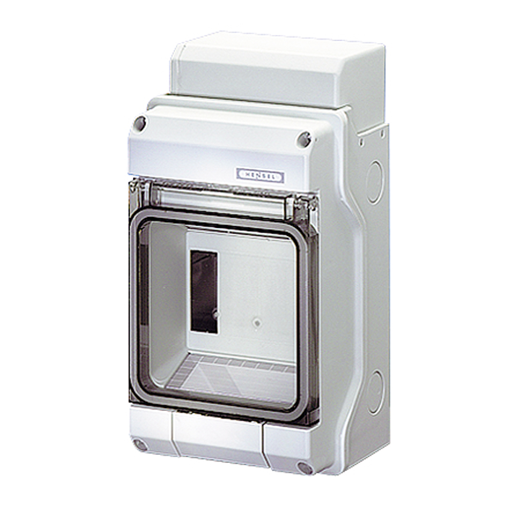 [DEM-KV9104B] Zekeringskast 4 modules IP65