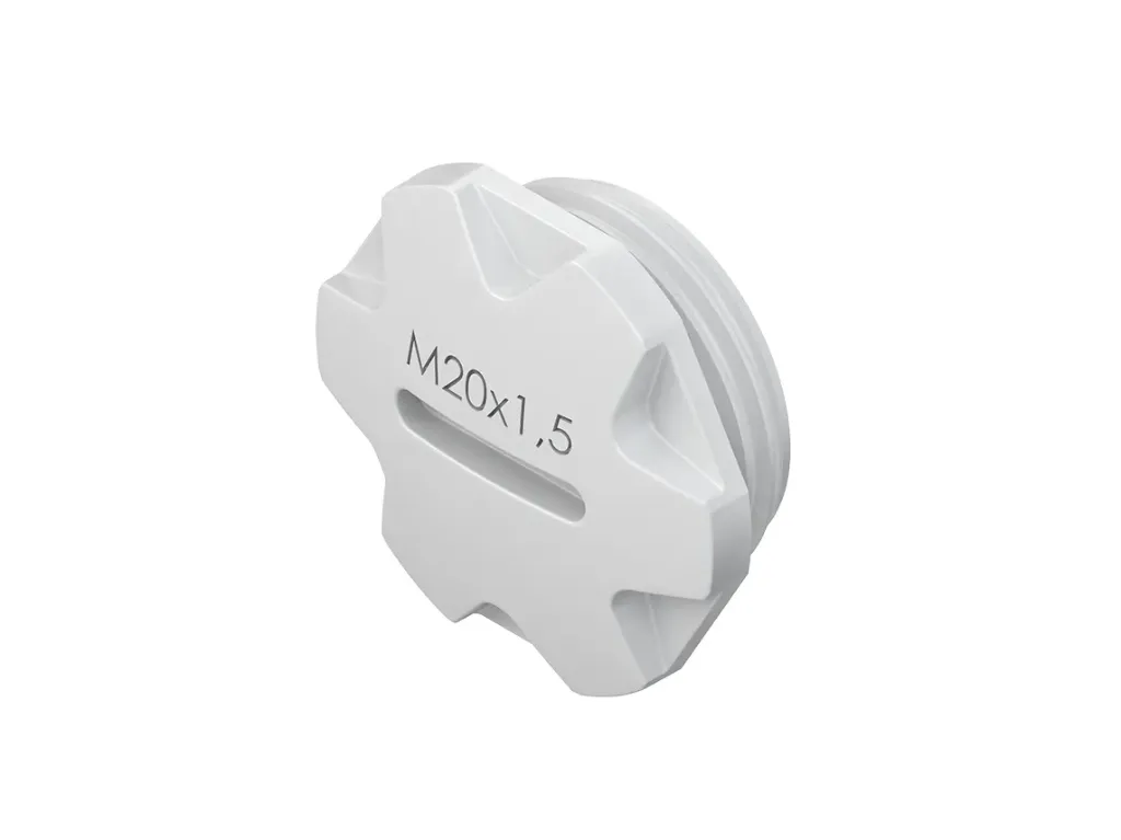 [KHN-514M25] blindstop polystyreen/metrisch