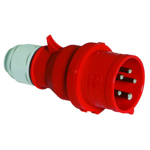 [DEM-225] cee fasenwender 16A 3P+N+T 400V IP44. Quick-Connect + Multi Grip