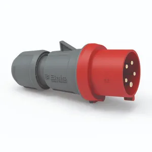 [DEM-201] cee stekker INNOLINQ 32A 3P+N+A 400V IP54, Quick-Connect+Multi-Grip