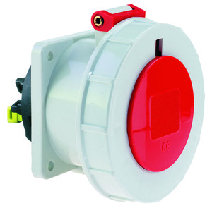 [DEM-13745] inbouw cee stopcontact 16A 3P+N+A 400V IP67, quick-connect