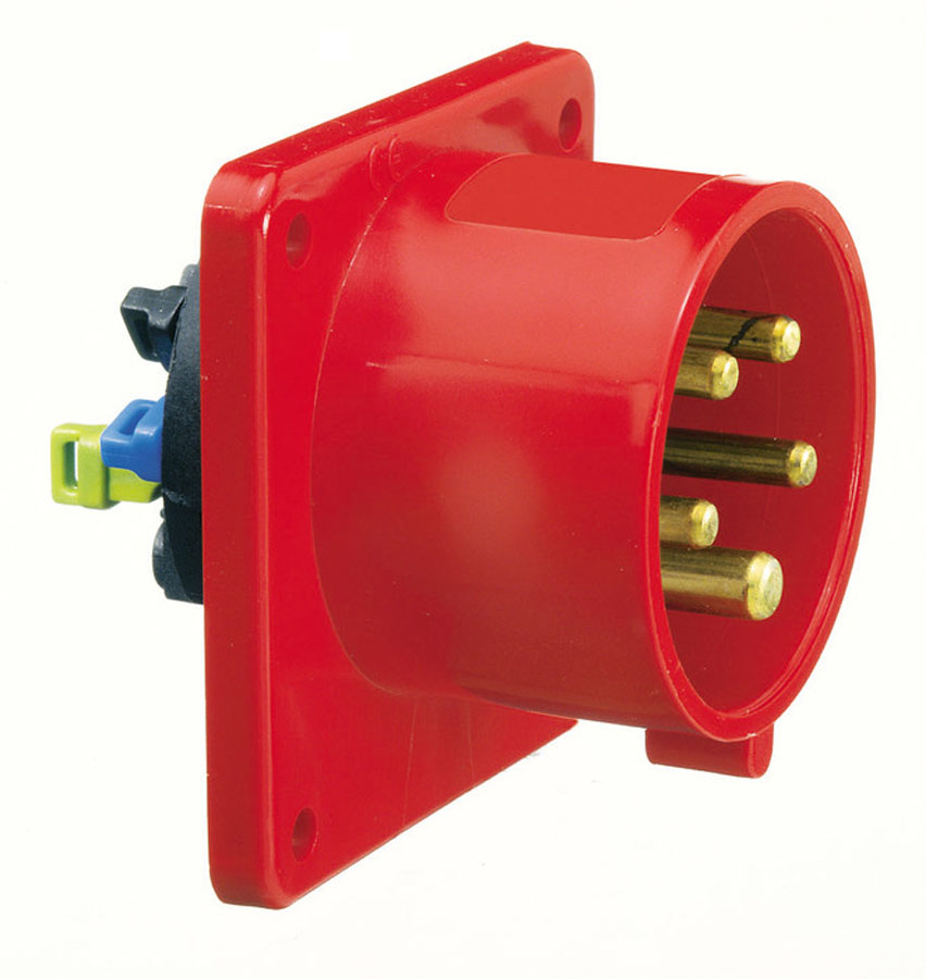 [DEM-282002] inbouw cee toestelstopcontact 32A 3P+N+A 400V IP44, quick-connect