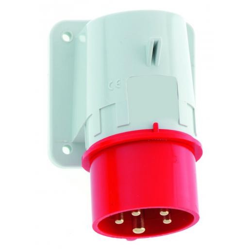 [DEM-26051] inbouw cee toestelstopcontact 32A 3P+N+A 400V IP44, quick-connect TE