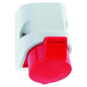 [DEM-11907] opbouw cee stopcontact 16A 3P+A 400V IP44, Quick-connect