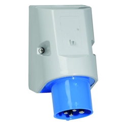 [DEM-24410] opbouw cee stopcontact 32A 3P+A 230V IP44, quick-connect TE