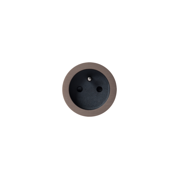 [RND-8800-2049] rond 2.0 | multifit socket type E - dark bronze - black cup