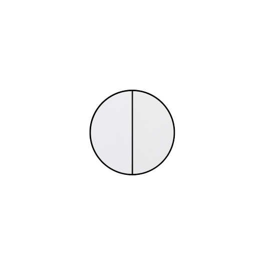 rond 2.0 | retrofit / easyfit / backfit push button 4X - potential-free - trimless - basic white