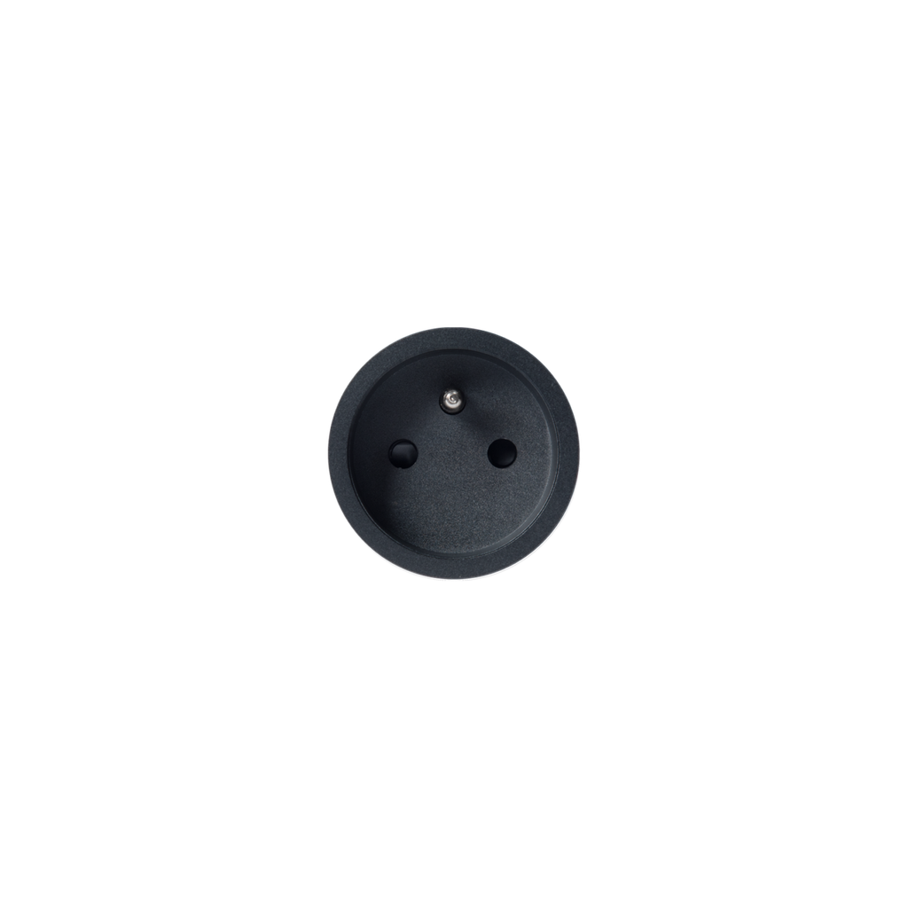[RND-8800-2020] rond 2.0 | retrofit / easyfit / backfit socket module type E - trimless - basic black