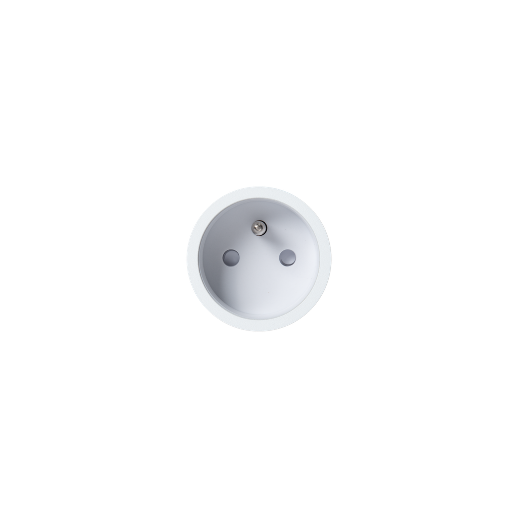 [RND-8800-2021] rond 2.0 | retrofit / easyfit / backfit socket module type E - trimless - basic white