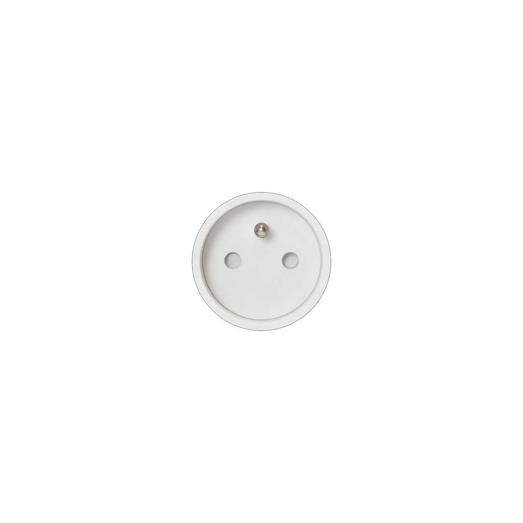 [RND-4200-1002] rond | unifit socket Ø45 hardwired - type E - white