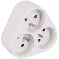 [4K-117.30] stekkerblok met kinderbeveiliging 3x16A 2P+A wit