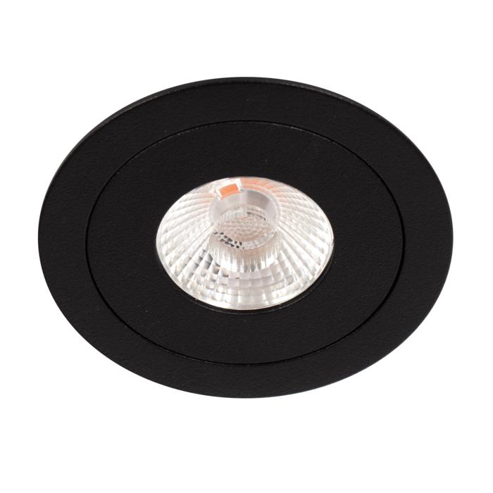 Ø65 inbouwspot - rond - vast - zonder LED driver wit textuur