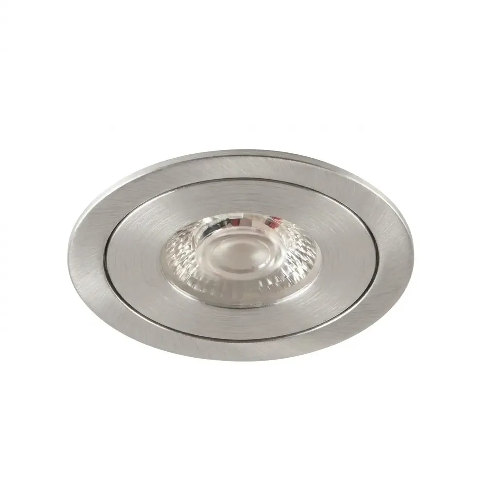 PICO Ø80 inbouwspot - rond - vast - GU10 - alu satijn