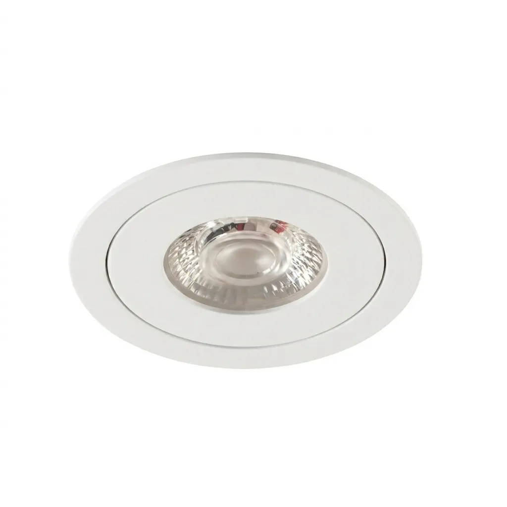 [PSM-**PICO50#012.1M] Ø80 CONVERTIBLE inbouwspot - rond - vast - GU10 - textuur wit