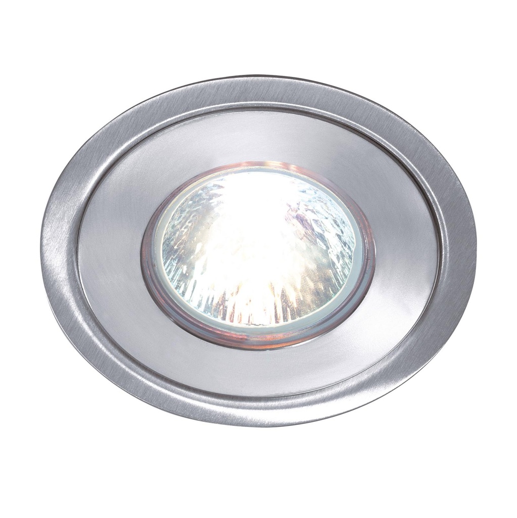Ø80 CONVERTIBLE inbouwspot geponst - rond - vast - voor buitengebruik inox 316