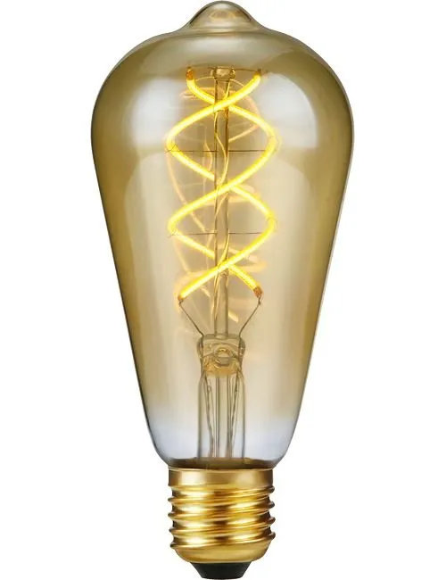 LED E27 Fila Flex DH Rustika ST64x140 230V 320Lm 5W 920 AC Gold Dim