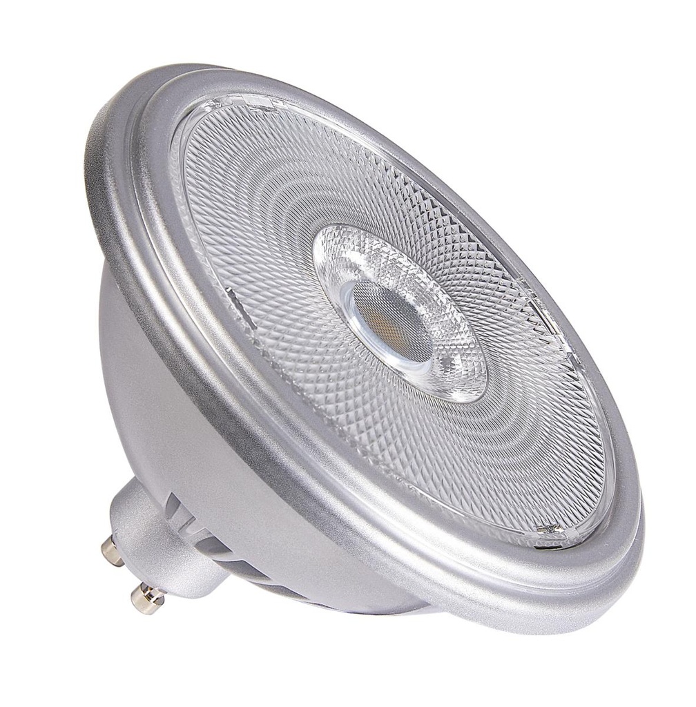 [SLV-1005276] QPAR111 GU10, led armatuur zilver 12,5W 2700K CRI90 30°