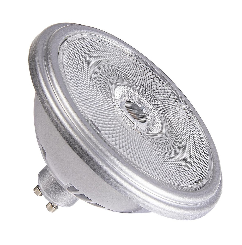 [SLV-1005277] QPAR111 GU10, led armatuur zilver 12,5W 2700K CRI90 60°