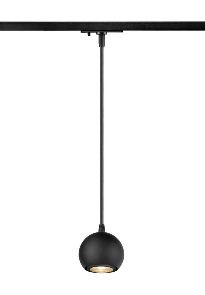 LIGHT EYE® 90, 1~ pendelarmatuur, GU10, pendellengte 150cm, 1x max. 6W, matzwart