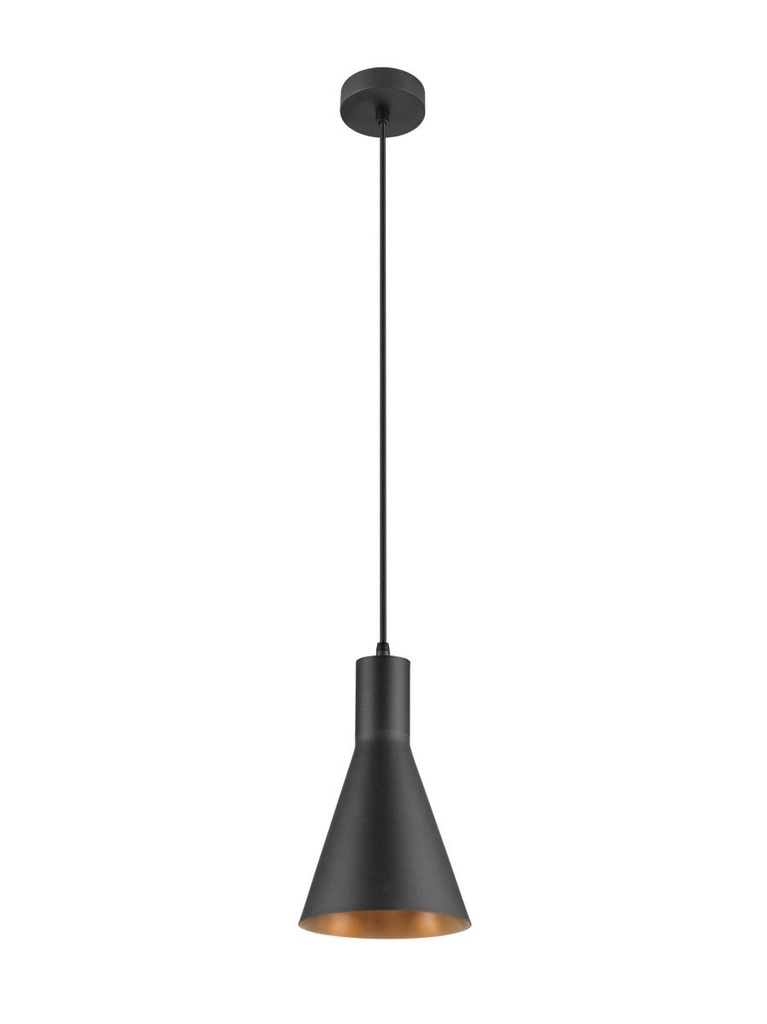 LALU® SET, pendelarmatuur, E27 base, Mix&Match, pendellengte 200 cm, 1x max. 4W, zwart