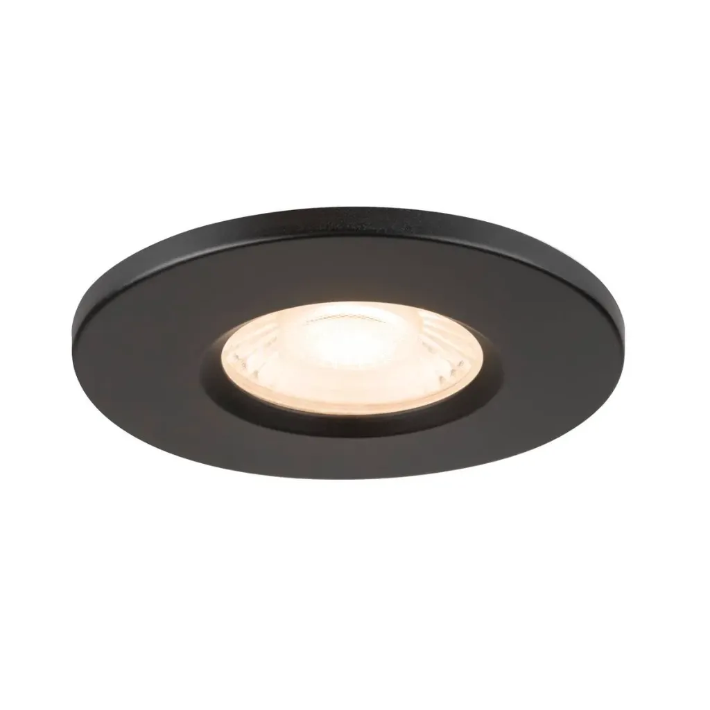 UNIVERSAL DOWNLIGHT FIX, inbouwlamp met afdekking, PHASE, 2700/3000/4000/6500K, IP65, zwart