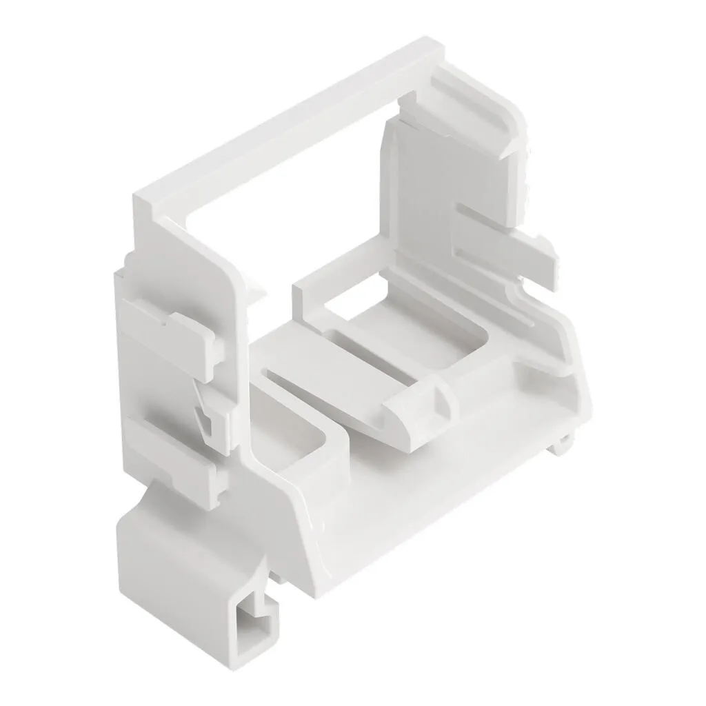 [WAG-221-549/002-000] BEVESTIGINGSADAPTER voor 10-draads klemmen Serie 221 - 4 mm², wit