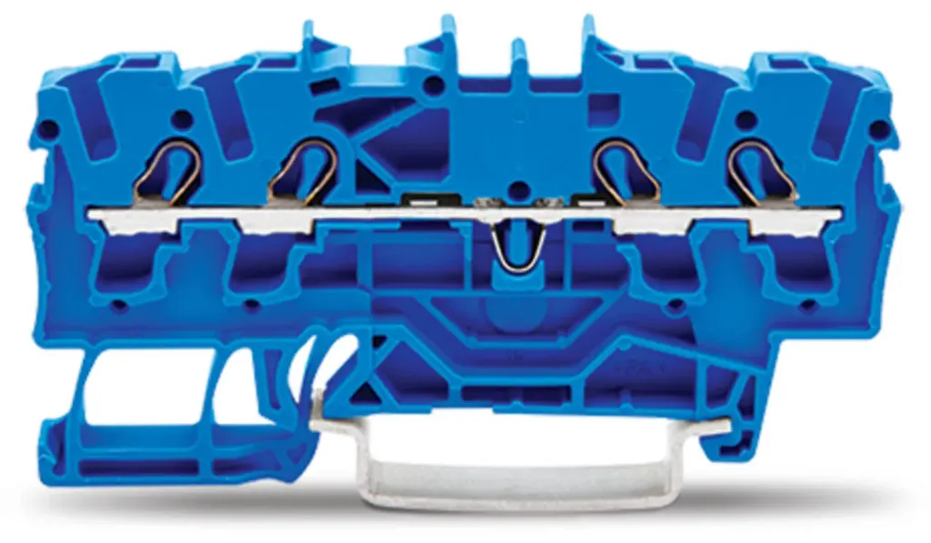 [WAG-2002-1404] 4-draads rijgklem 2,5 mm², blauw