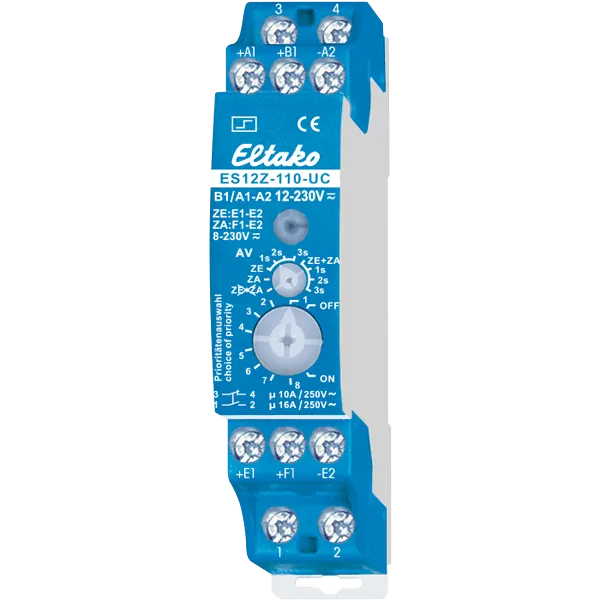 [ELT-ES12Z-110-UC] Elektr. Impulsschakelaar met centr. bed.1NO+NC 16A