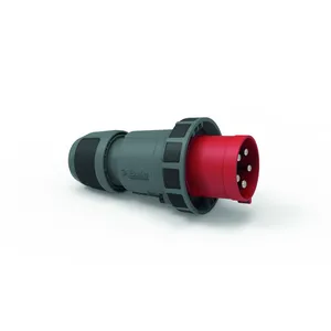 [DEM-2199-1] cee stekker 125A 3P+N+A 400V IP67, schroefaansluiting+MG sustainable grip