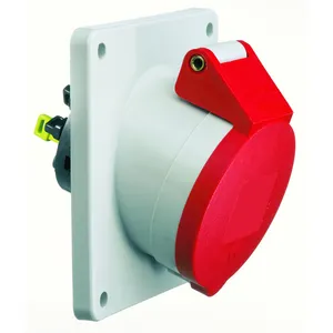 [DEM-12730] inbouw cee stopcontact 16A 3P+N+A 400V IP44, quick-connect
