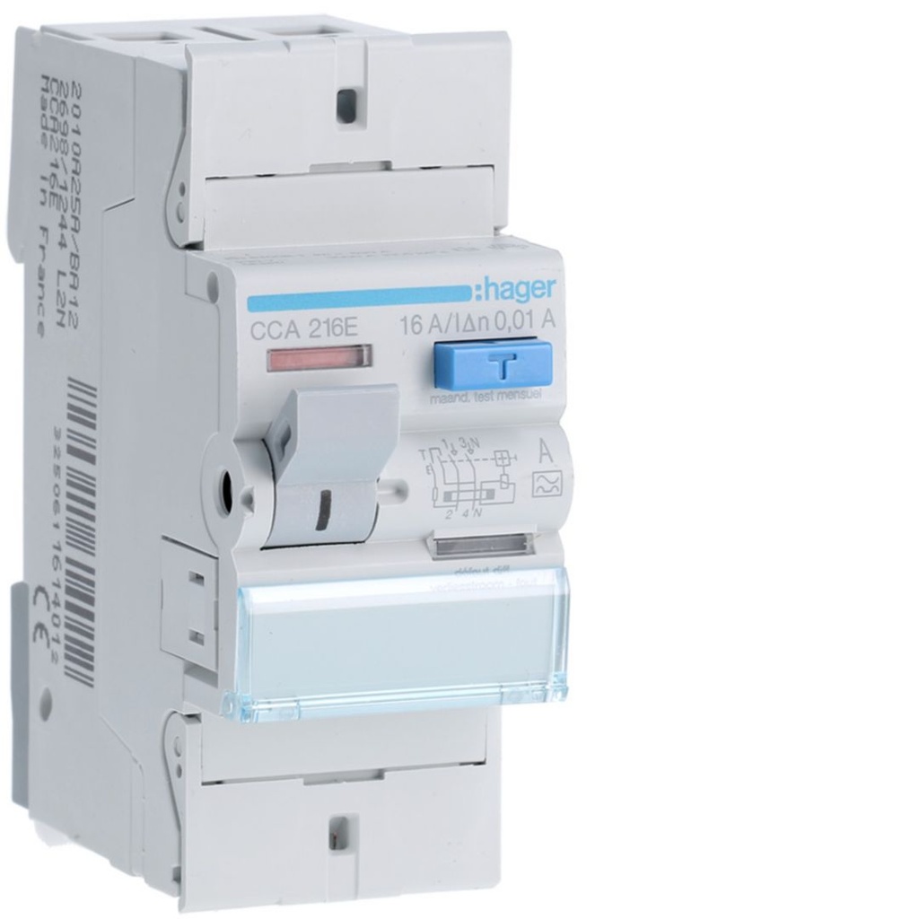 [HAG-CCA216E] DIFF.SCHAK.2P 16A 10MA