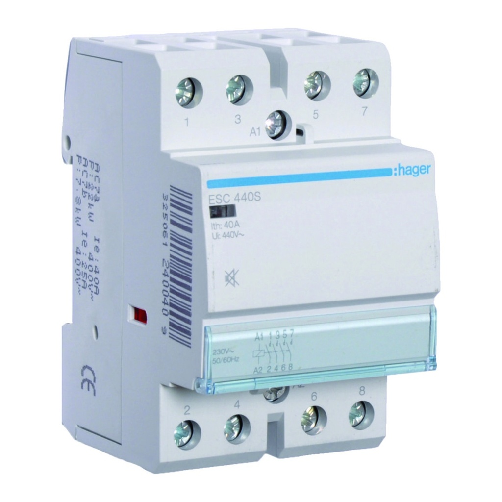 CONT. GER.-4X40A-230V/220VDC-4NO