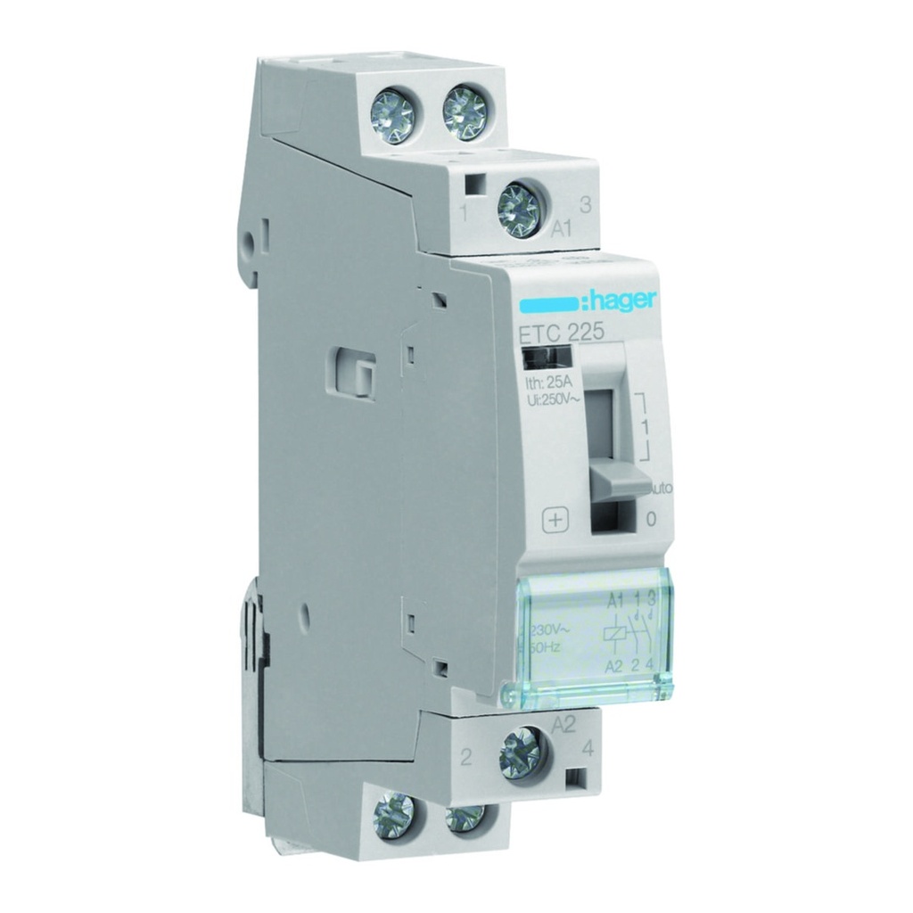 [HAG-ETC225] CONTACTOR D/N - 2X25A - 230V - 2NO