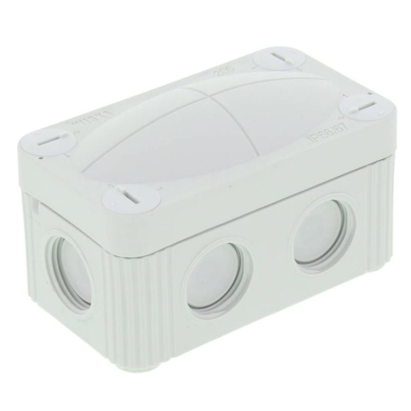 [VDE-10109569] COMBI 206 LG - Aansluitdoos 1,5mm² (RAL 7035)