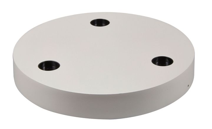 Base Ronde 260x37 pour LED Teco NAULA Blanc 3x10W Dim