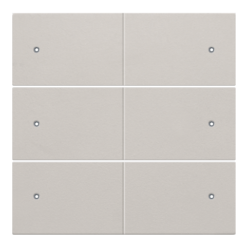 [NIK-102-60150] AFWERKINGSSET ZESVOUDIGE POTENTIAALVRIJE DRUKKNOP 24V, MET LEDS