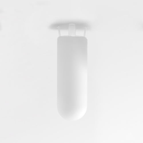 Glass Tube Down 130 Placebo White Matt