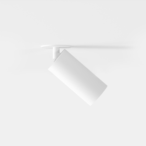 Nyto Semi-Recessed Adjustable 40 1x LED 1800-3000K WD Flood DE White Structure