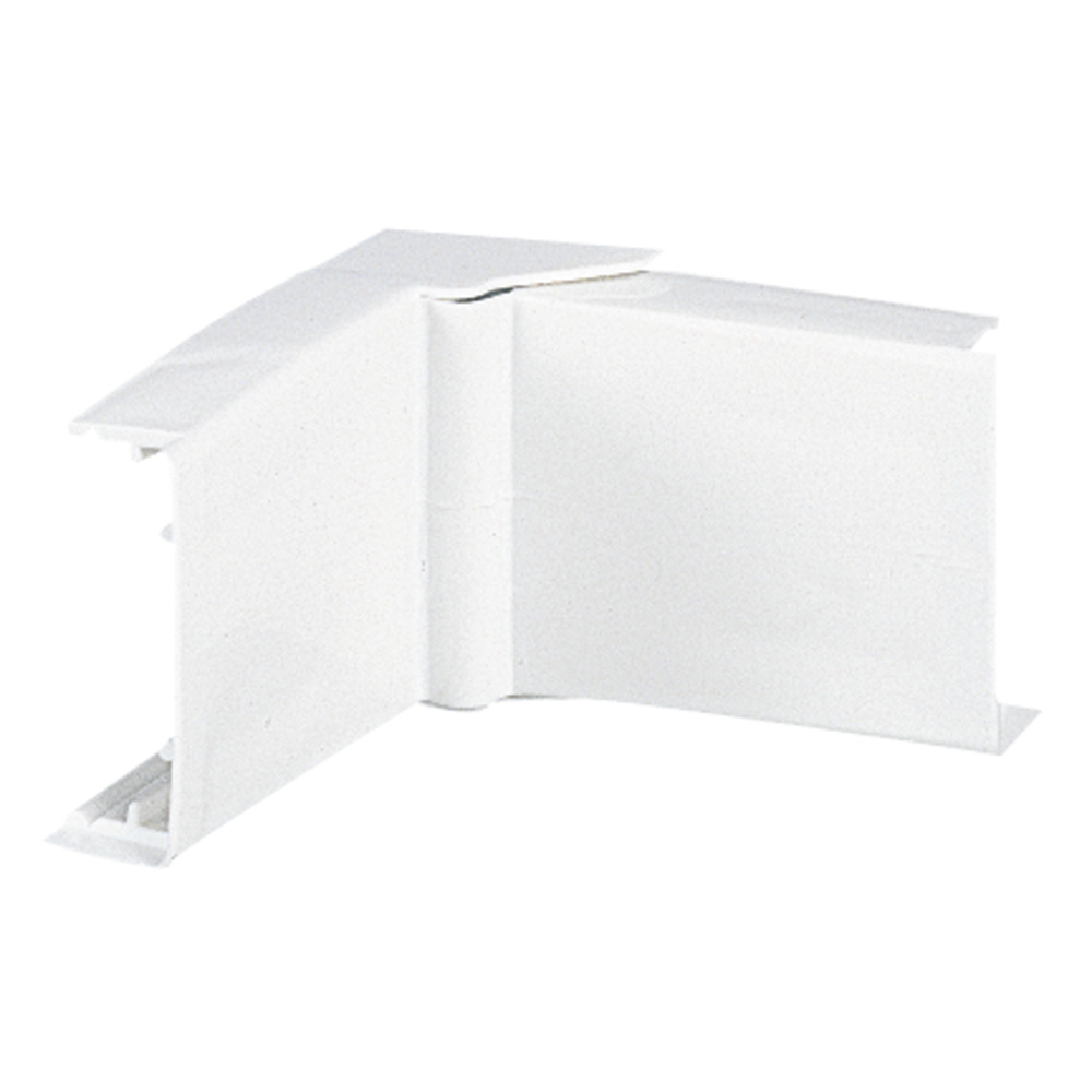 Variabele binnen/buitenhoek DLP lijst 20 x 12,5 mm - wit