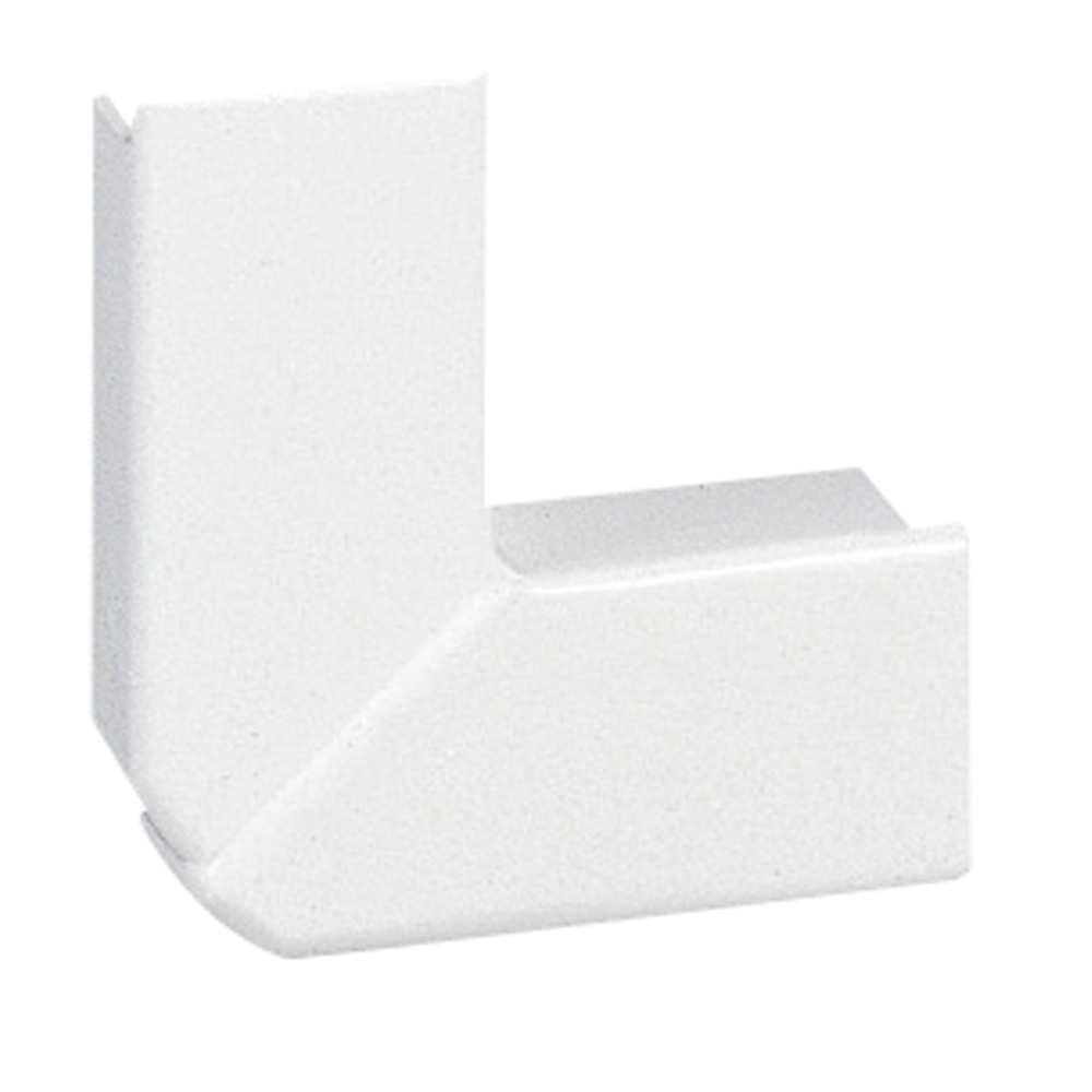 Variabele platte hoek DLP lijst 20 x 12,5 mm - wit
